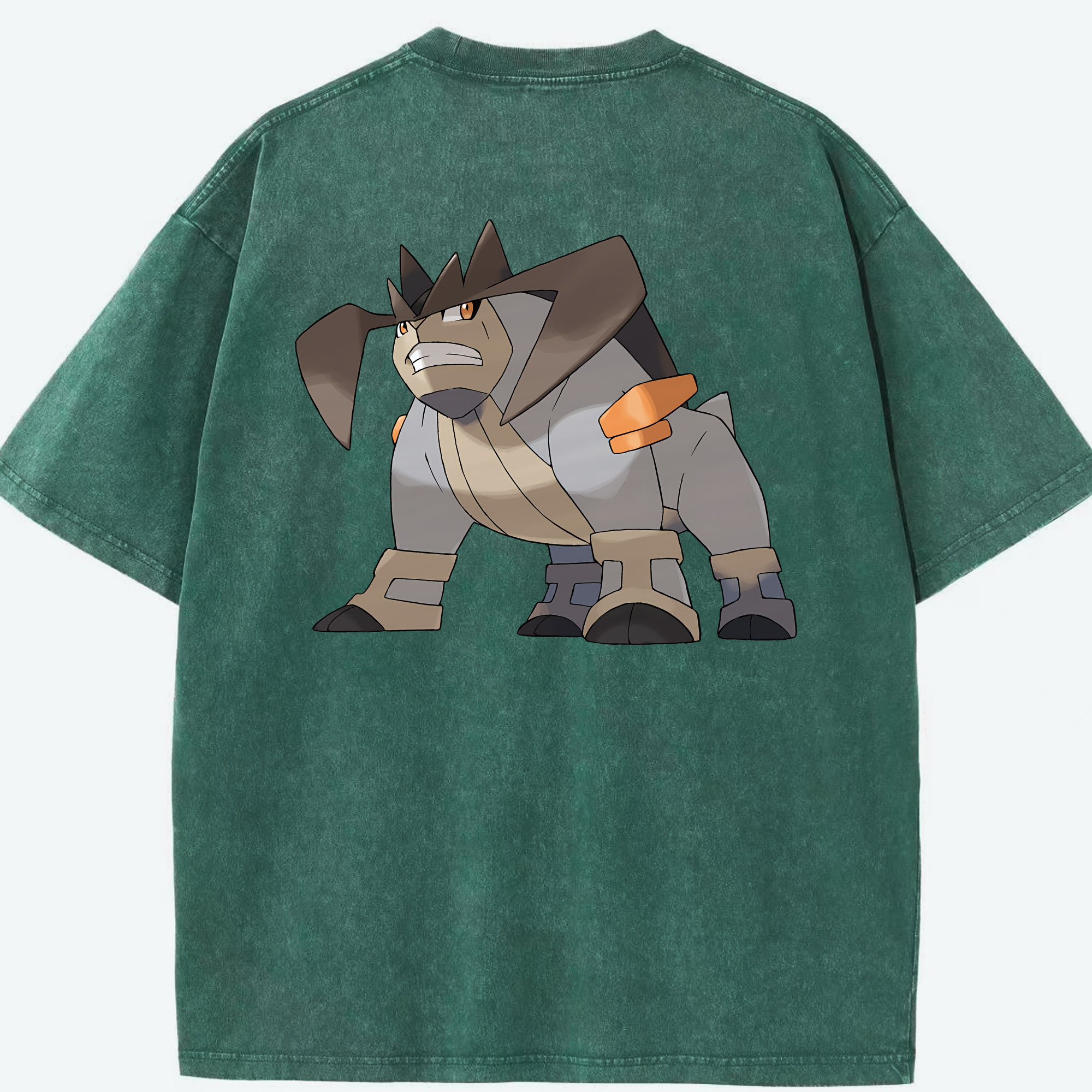 （画像用） ポケットモンスター Pokémon 綿100% ヴィンテージ風 半袖Tシャツ（背面プリント）